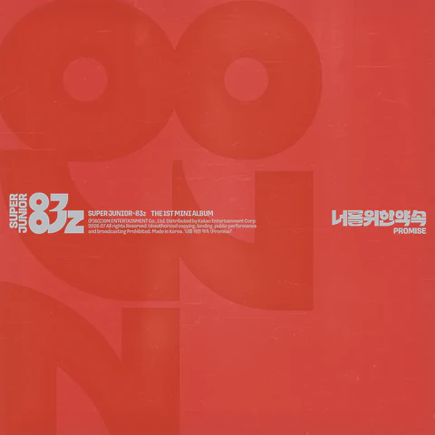 🏷️[PREVENTA] SUPER JUNIOR-83z - The 1st Mini Album '너를 위한 약속 (Promise)’ (Photobook Ver.) 