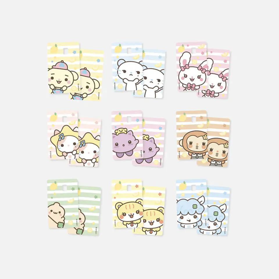 🏷️[PREVENTA] CARD COVER COVER STICKER - Hearts2Hearts - The 2nd Mini Album 'Lemon Tang' 1