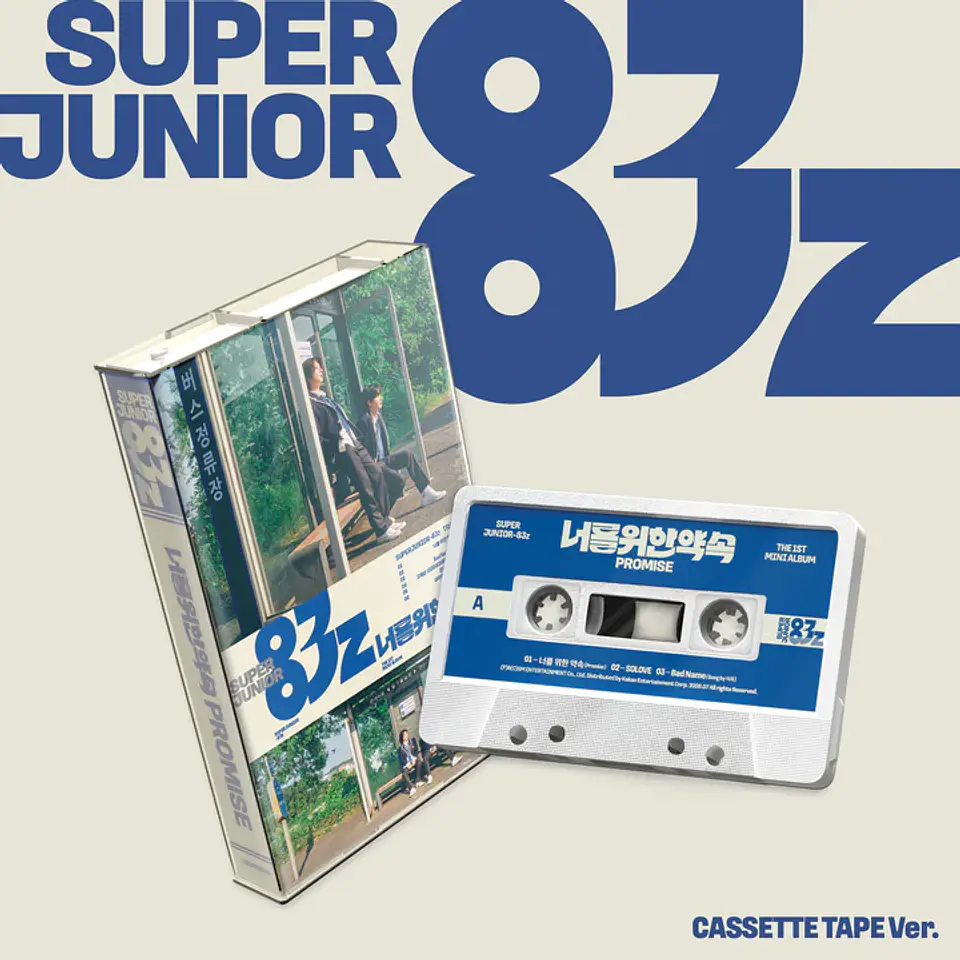 🏷️[PREVENTA] SUPER JUNIOR-83z - The 1st Mini Album '너를 위한 약속 (Promise)’ (Cassette Tape Ver.) 1