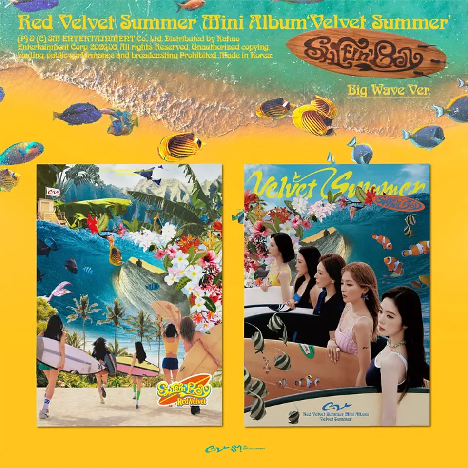 Red Velvet - Summer Mini Album 'Velvet Summer’ (Big Wave Ver.)  1