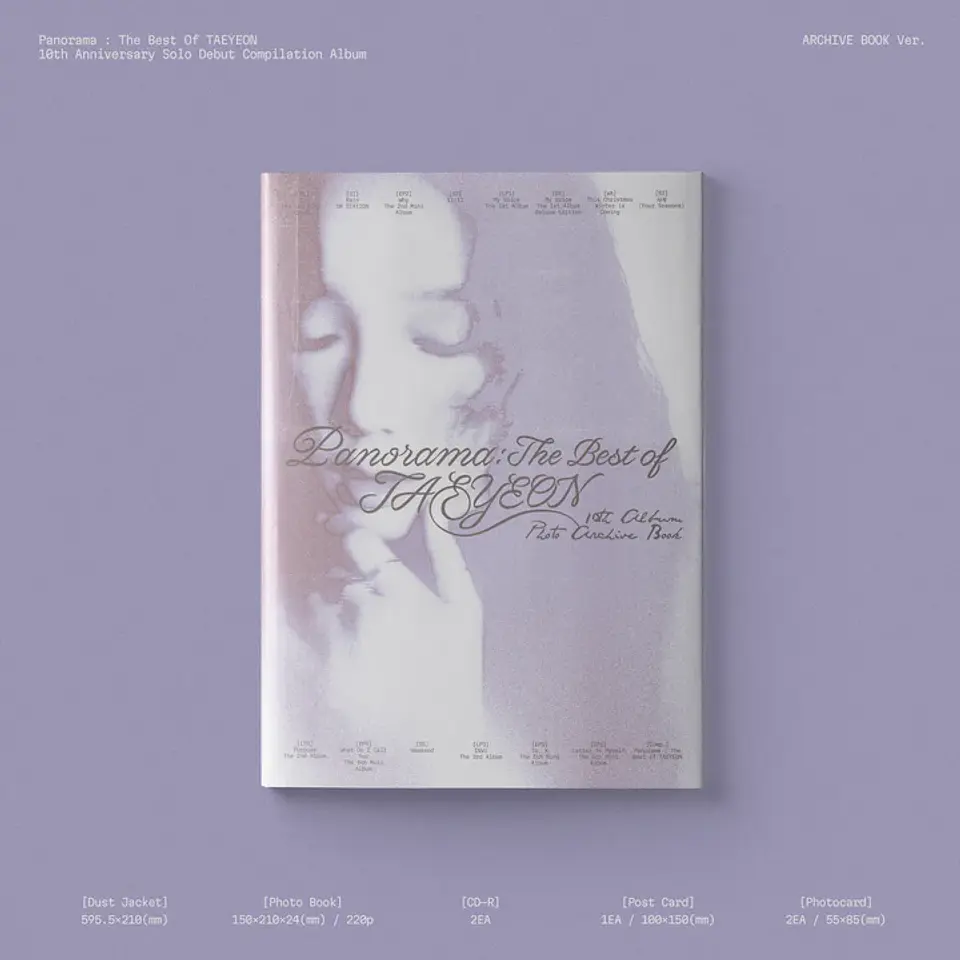 Panorama : The Best of TAEYEON (ARCHIVE BOOK Ver.) 1
