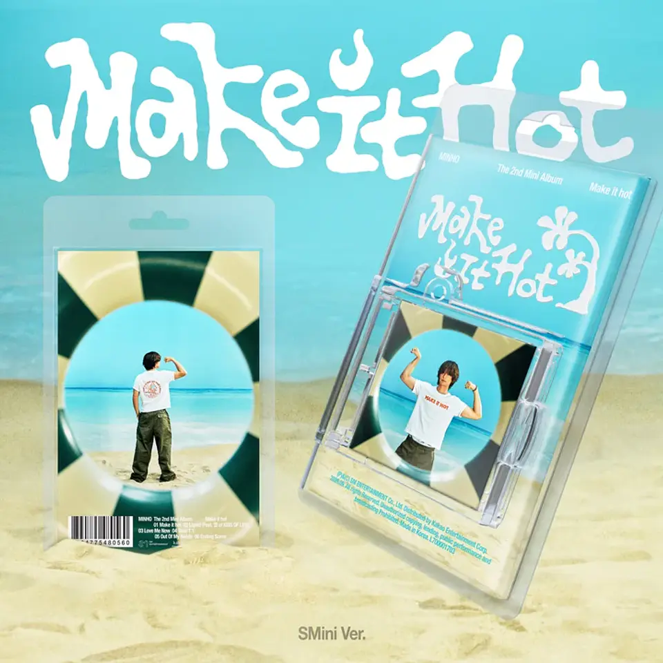 🏷️[PREVENTA] MINHO - The 2nd Mini Album 'Make it hot' (SMini Ver.)(SMART ALBUM) 1
