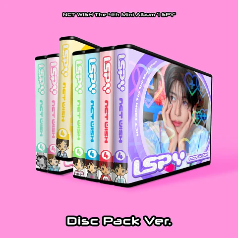🏷️[PREVENTA] NCT WISH - The 4th Mini Album 'I SPY' (Disc Pack Ver.)