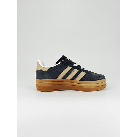 Adidas gazelle bold gris y beige