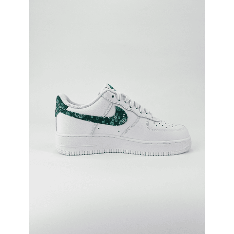 Nike air force 1 green paisley