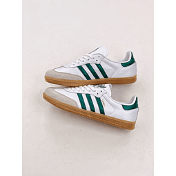 Adidas samba blanco y verde