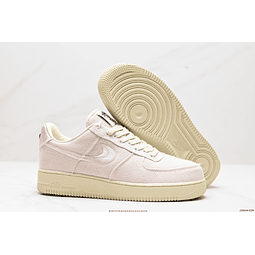 Nike Stussy Beige x air force one embroided