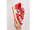 Nike air force 1 low “wedding” red white