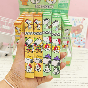Lápiz sorpresa tinta gel negro -  Snoopy 