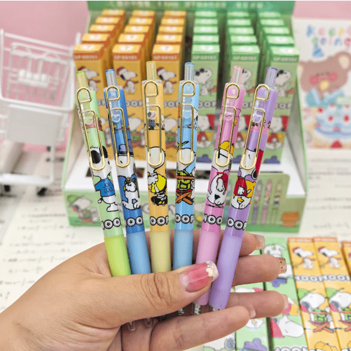 Lápiz sorpresa tinta gel Snoopy  2