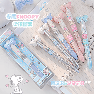 Lápiz cute doble Snoopy