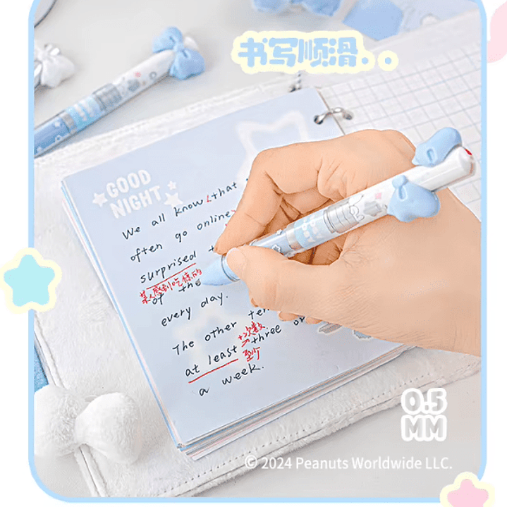 Lápiz cute doble Snoopy 4