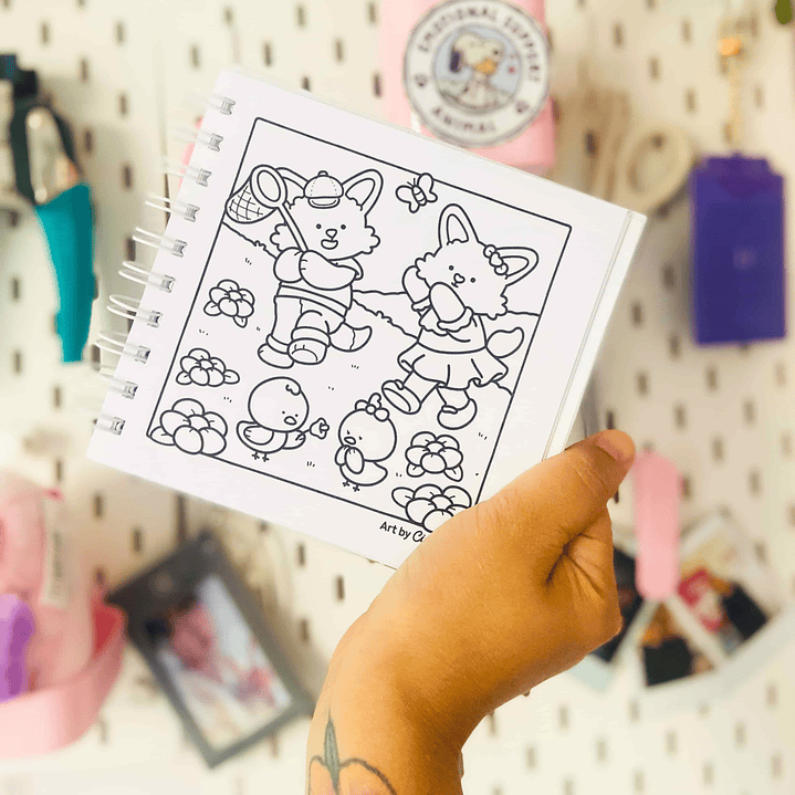 Libro para colorear de bolsillo - Pure Love 3