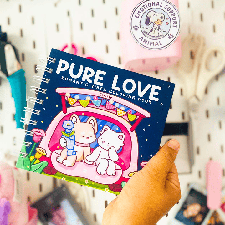 Libro para colorear de bolsillo - Pure Love 1