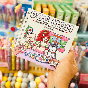 Libro para colorear - Dog Mom