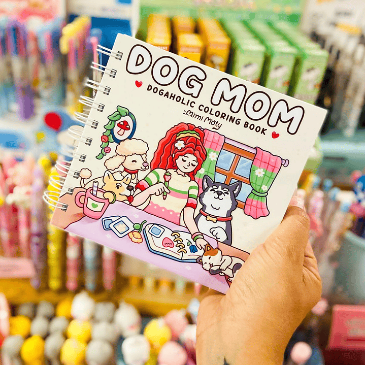 Libro para colorear - Dog Mom 1