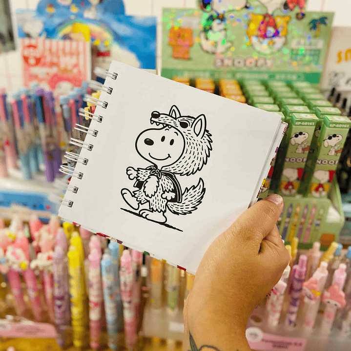 Libro para colorear - Snoopy 3