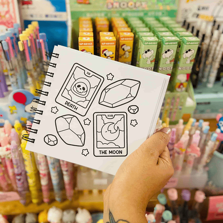 Libro para colorear - Spooky Art 4