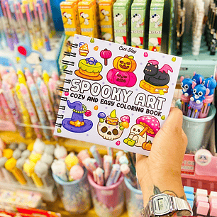 Libro para colorear - Spooky Art