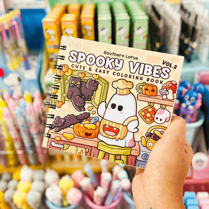 Libro para colorear - Spooky Vibes Vol. 2 1