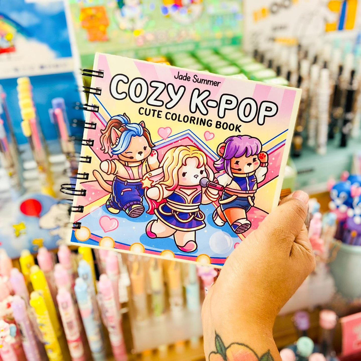 Libro para colorear - Cozy K-Pop 1