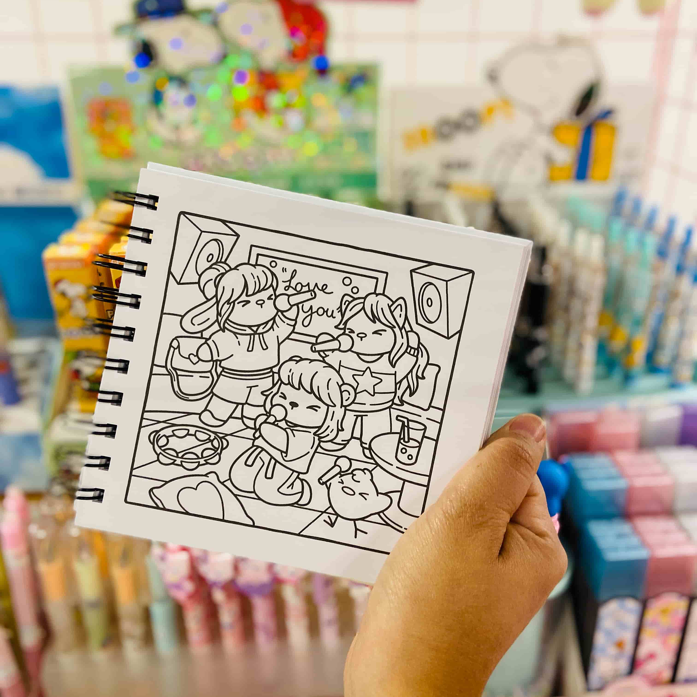 Libro para colorear - Cozy K-Pop 4