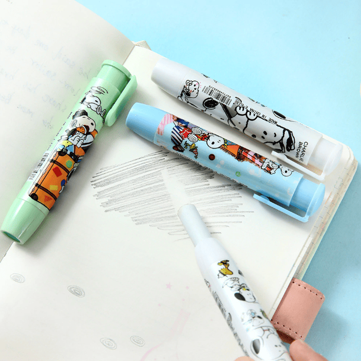 Gomas retráctil Snoopy 3