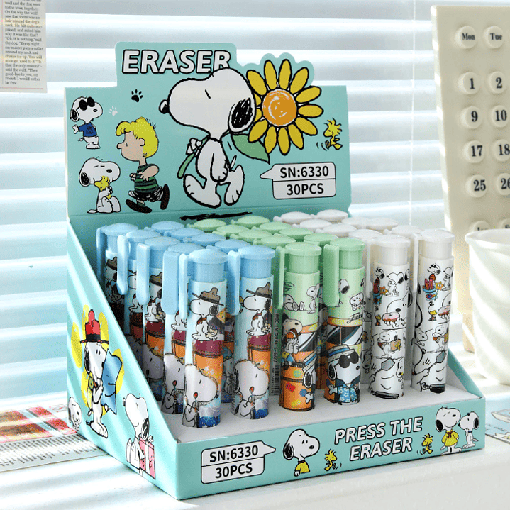 Gomas retráctil Snoopy 1