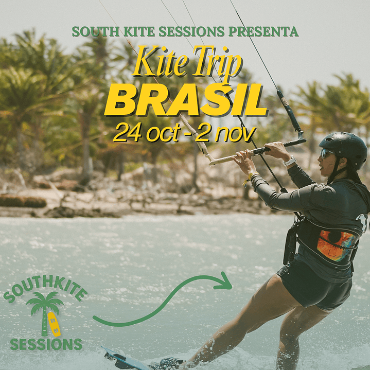 Experencia kitesurfing Brasil  Octubre  1