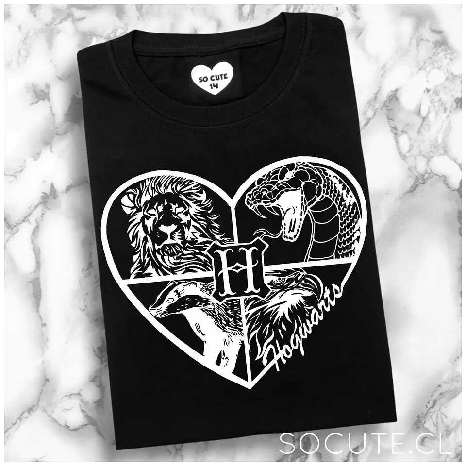 POLERA  CASAS HOGWARTS 2