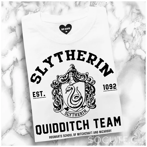 POLERA SLYTHERIN QUIDDITCH