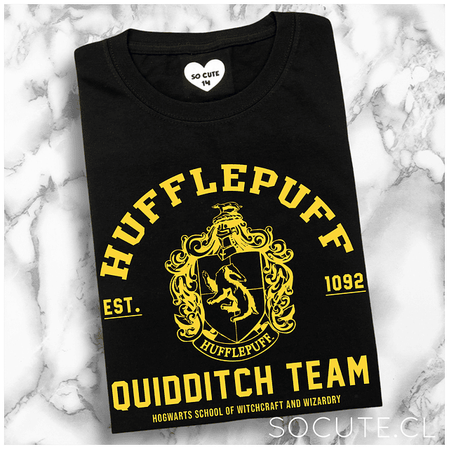 POLERA HUFFLEPUFF QUIDDITCH