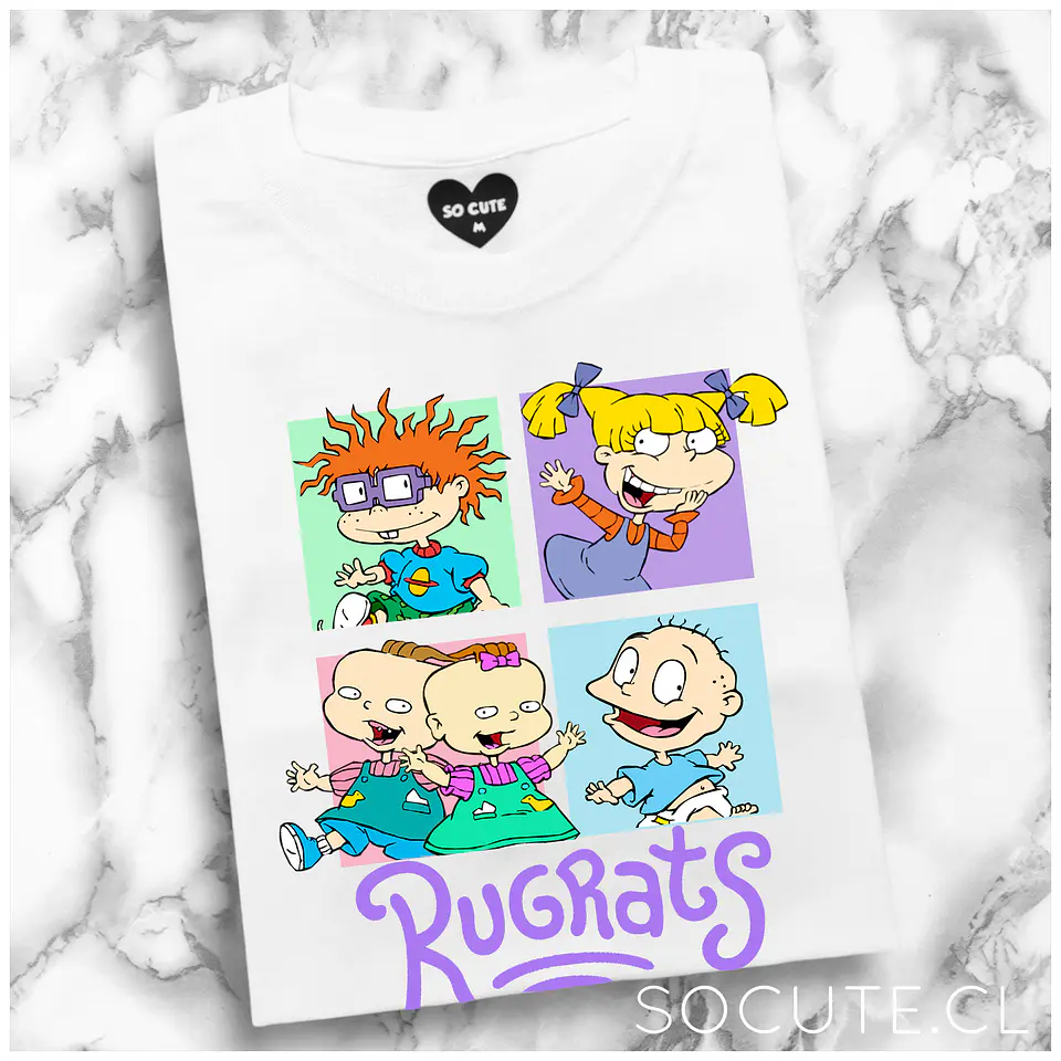 POLERA RUGRATS CUADROS 1