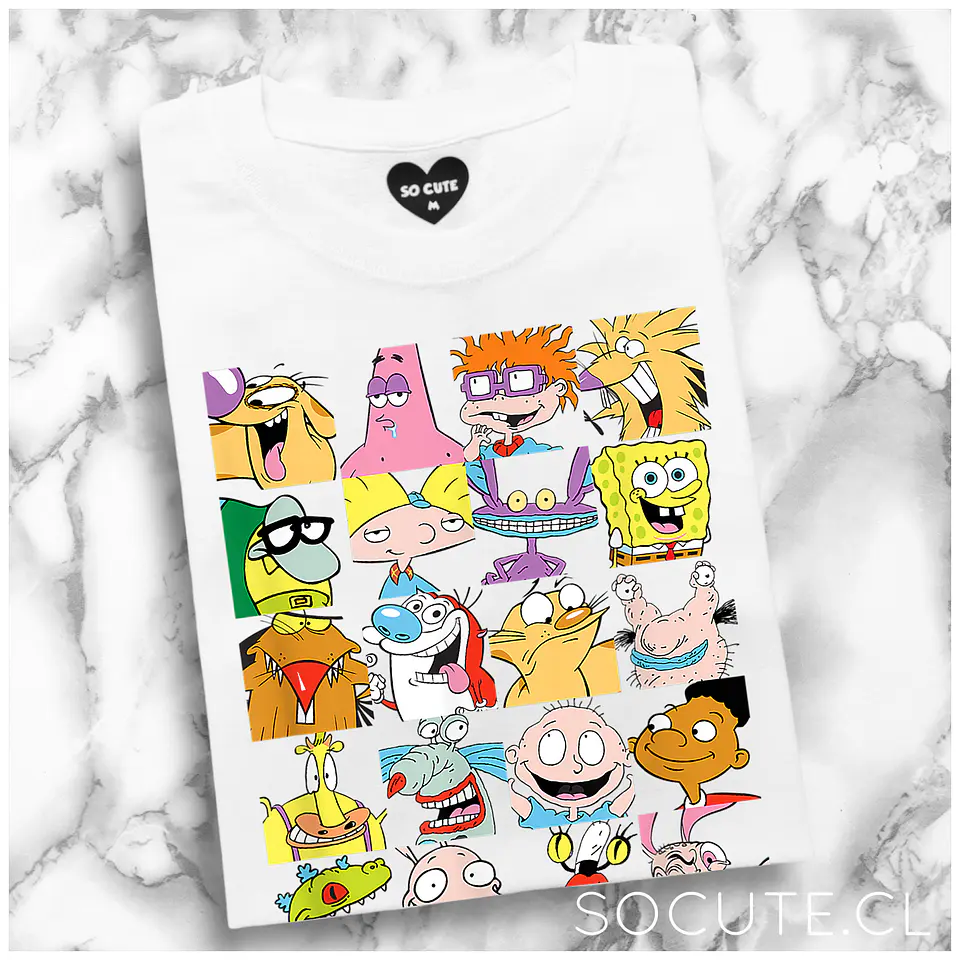 POLERA NICKELODEON MINIATURAS 1