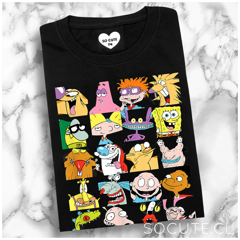 POLERA NICKELODEON MINIATURAS 2