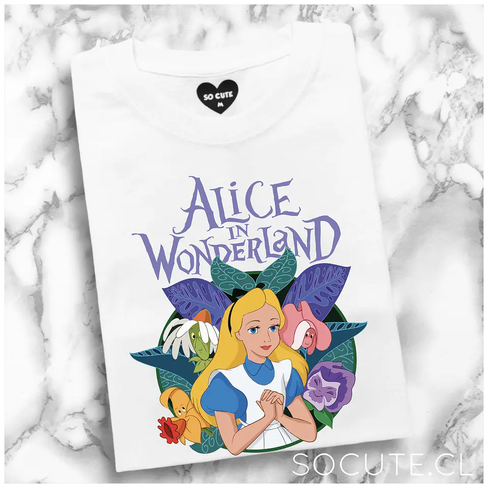 POLERA ALICE IN WONDERLAND 1