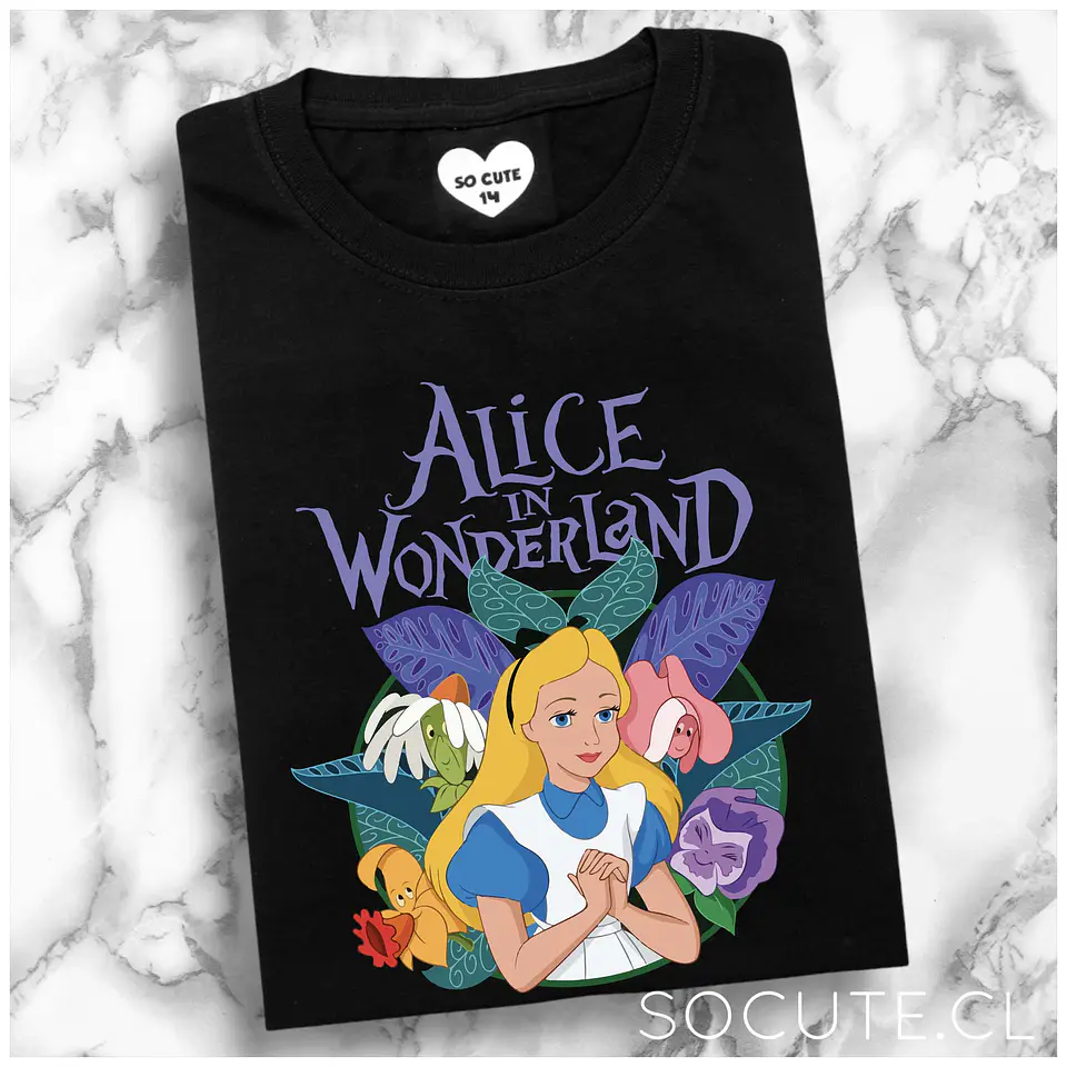 POLERA ALICE IN WONDERLAND 2