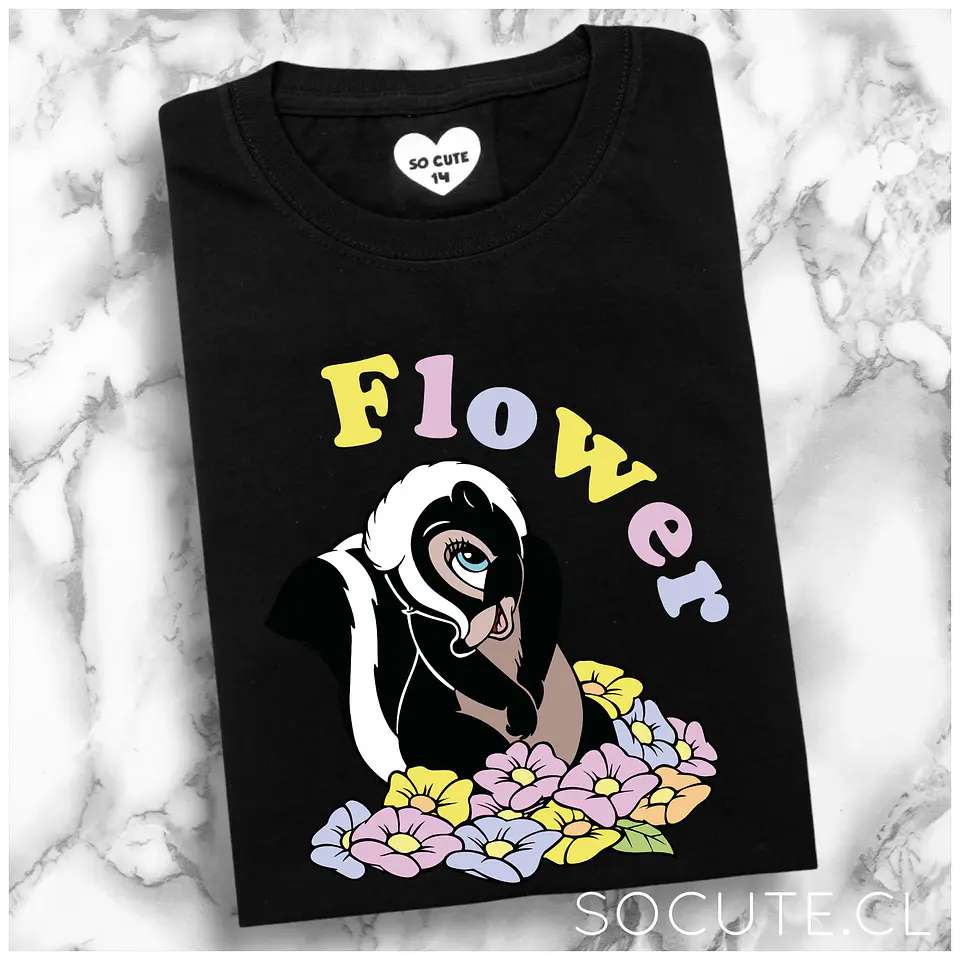 POLERA FLOWER BAMBI 2