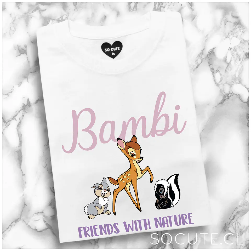 POLERA BAMBI FRIENDS 1