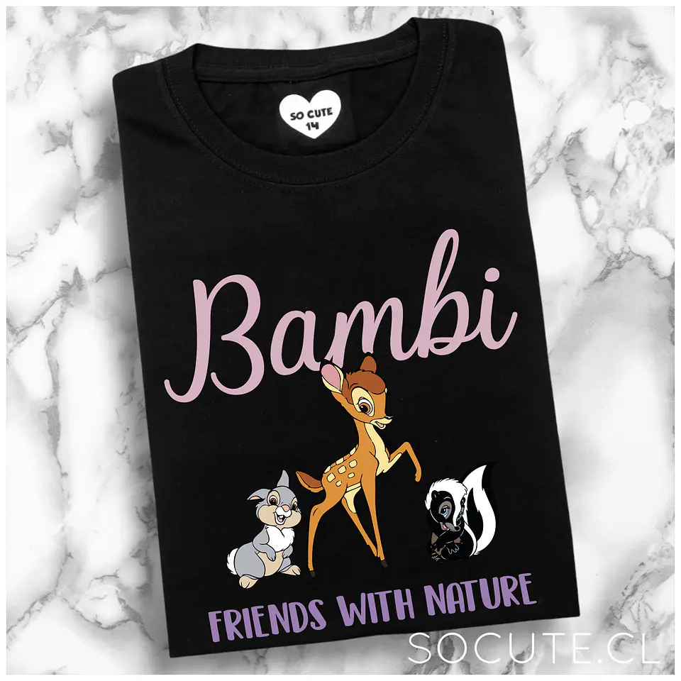 POLERA BAMBI FRIENDS 2