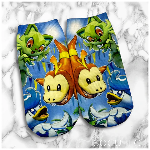SOCKS INICIALES 9ª GENERACION POKEMON