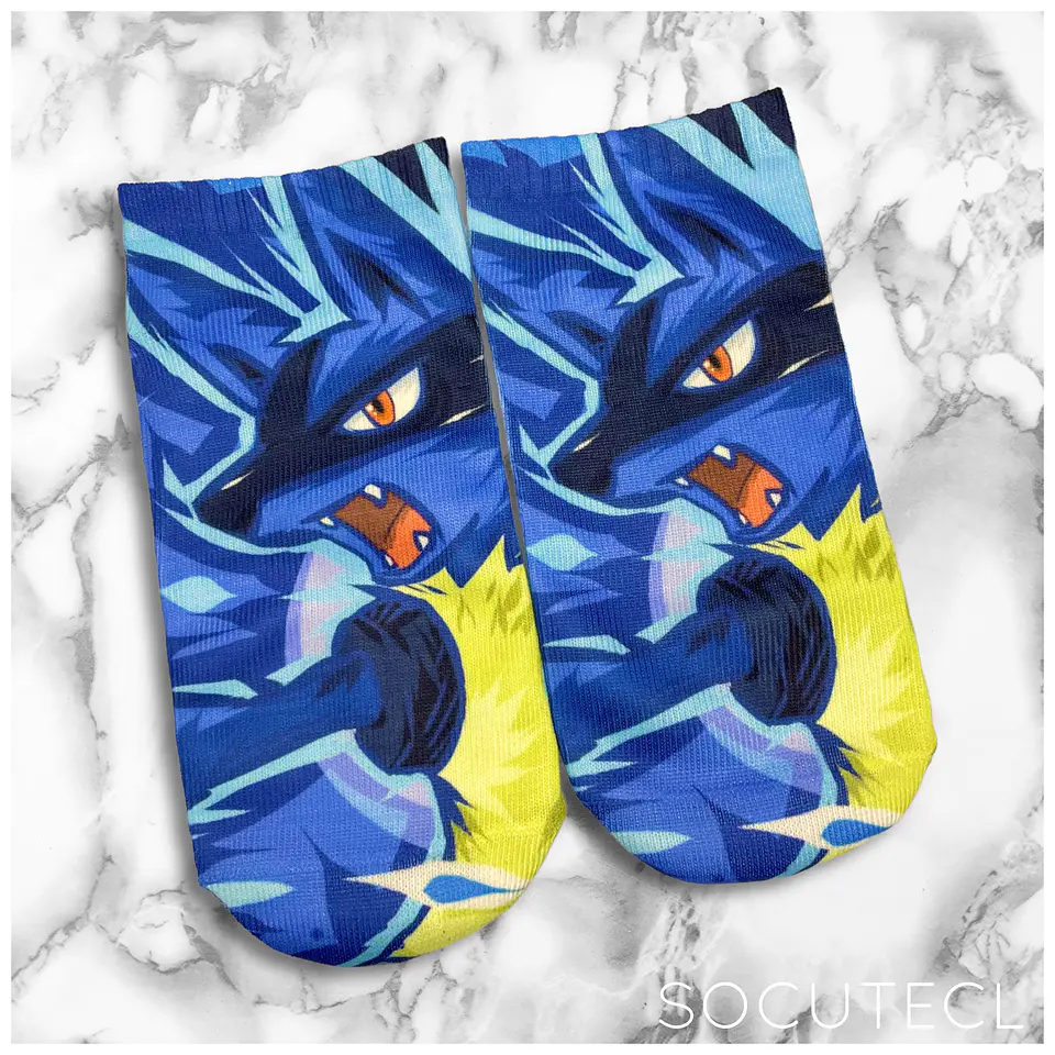 SOCKS LUCARIO POKEMON 1