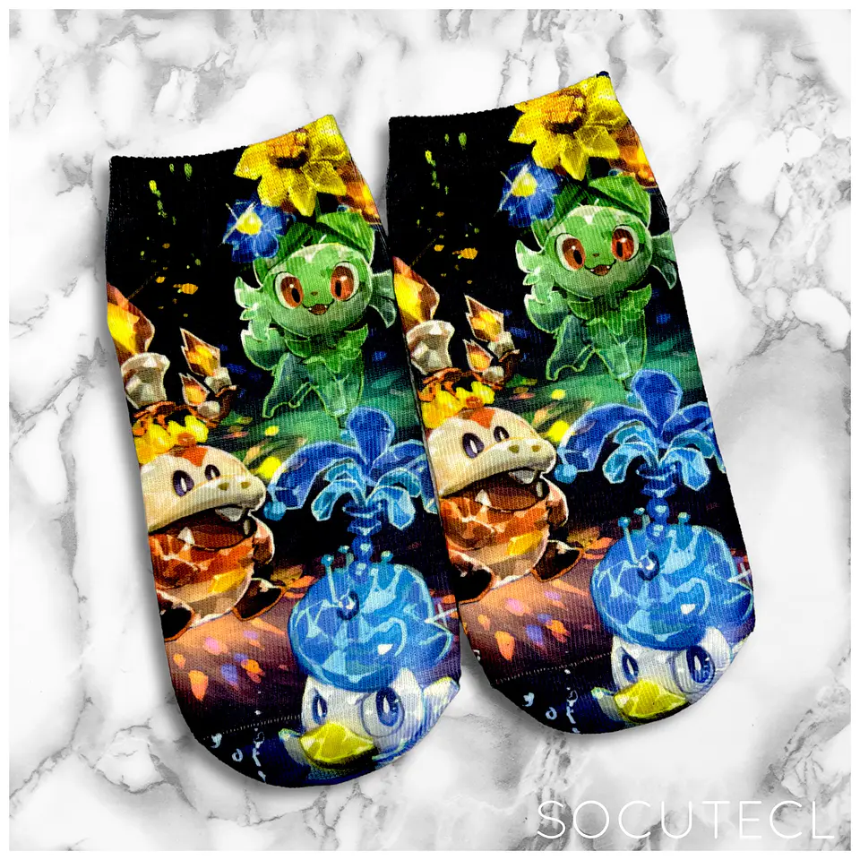 SOCKS INICIALES 9ª GENERACION POKEMON 1