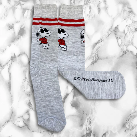 CALCETIN LARGO SNOOPY LENTES
