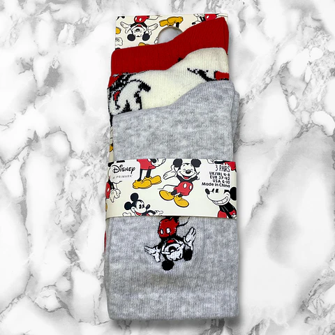 PACK CALCETINES MEDIA CAÑA MICKEY