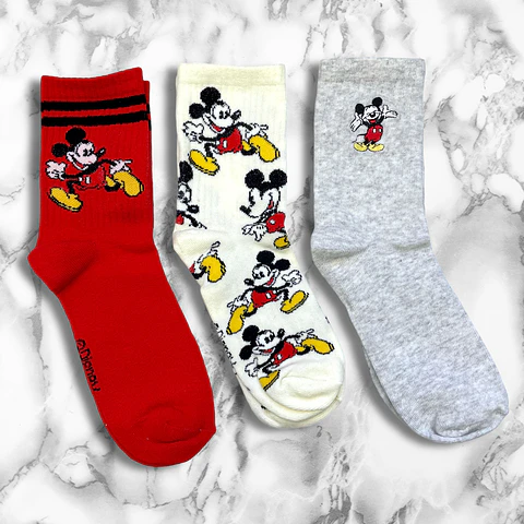 PACK CALCETINES MEDIA CAÑA MICKEY