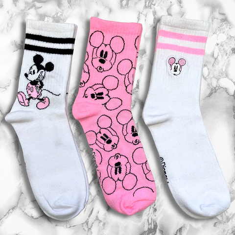 PACK CALCETINES MEDIA CAÑA MICKEY