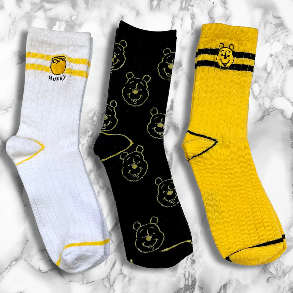 PACK CALCETINES MEDIA CAÑA WINNIE POOH 1