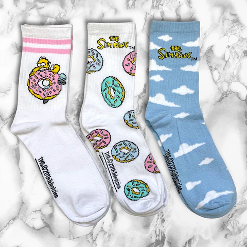 PACK CALCETINES MEDIA CAÑA THE SIMPSONS 