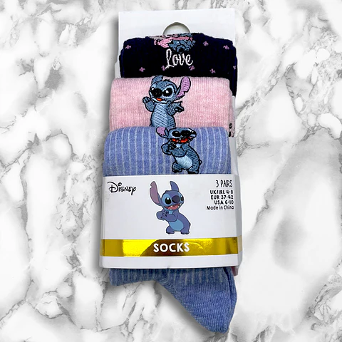 PACK CALCETINES STITCH 
